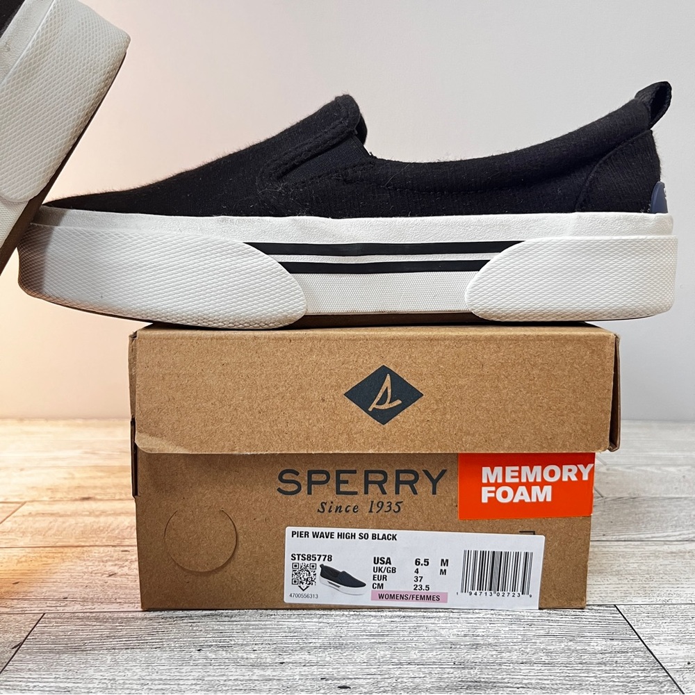 Sperry - Women's Pier Wave High Slip On Sneakers Size: 6.5 - Picture 11 of 12